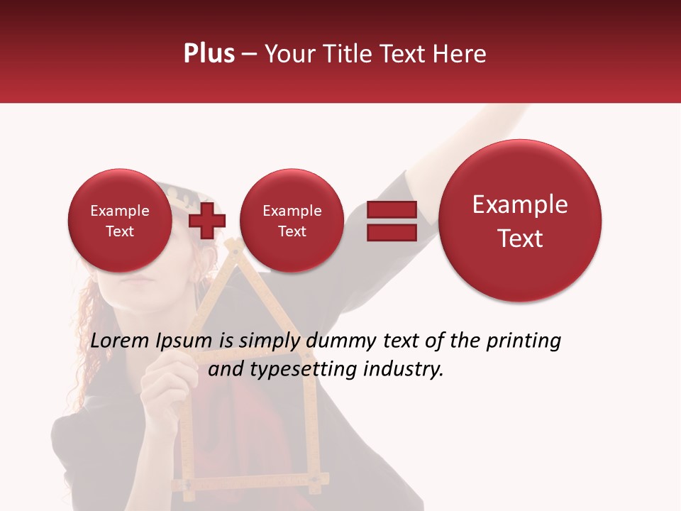 Female Investment Construction PowerPoint Template