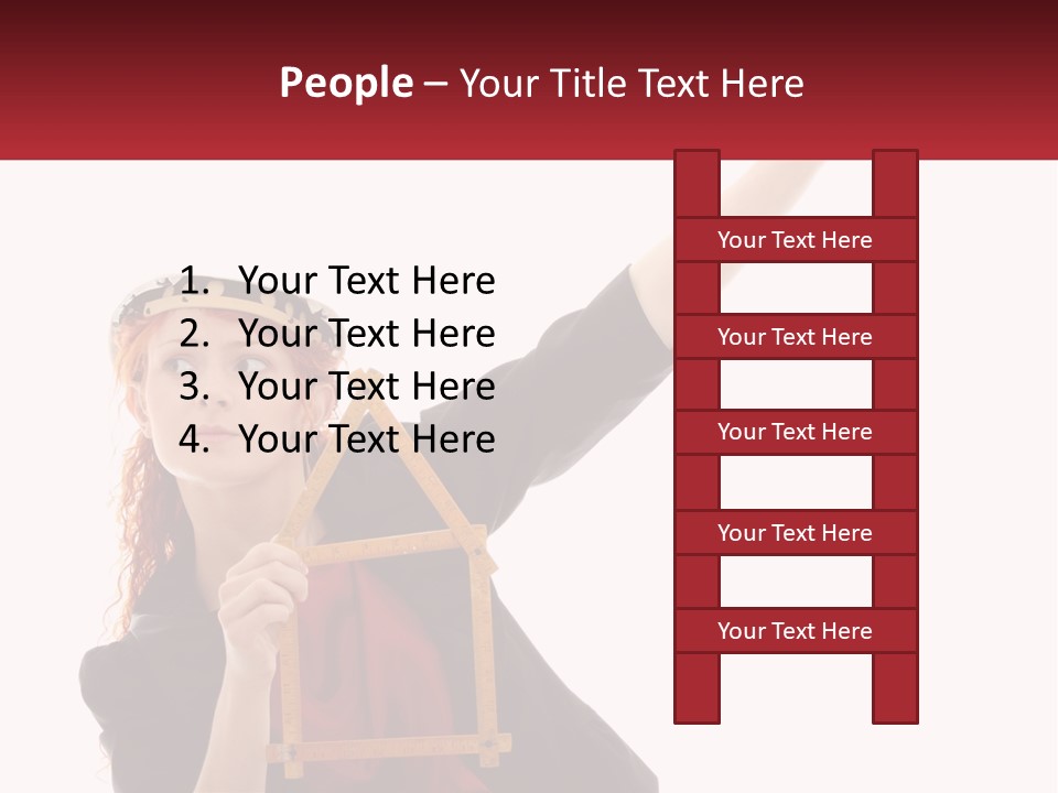 Female Investment Construction PowerPoint Template