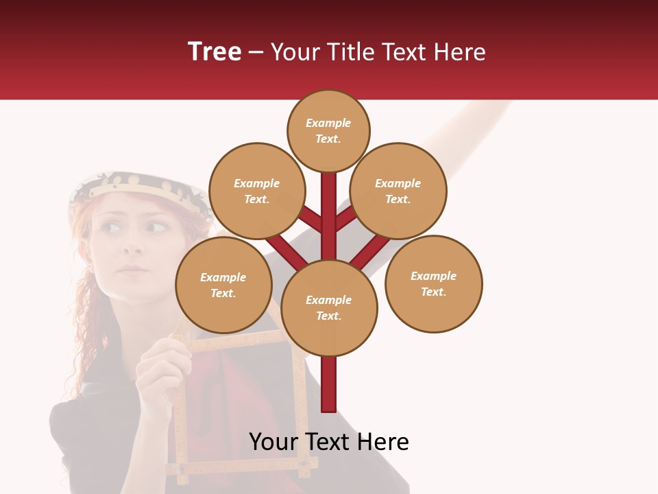 Female Investment Construction PowerPoint Template