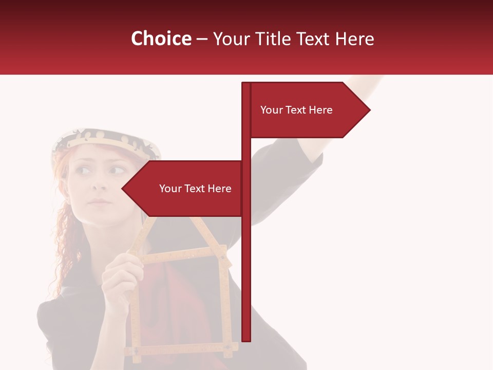 Female Investment Construction PowerPoint Template