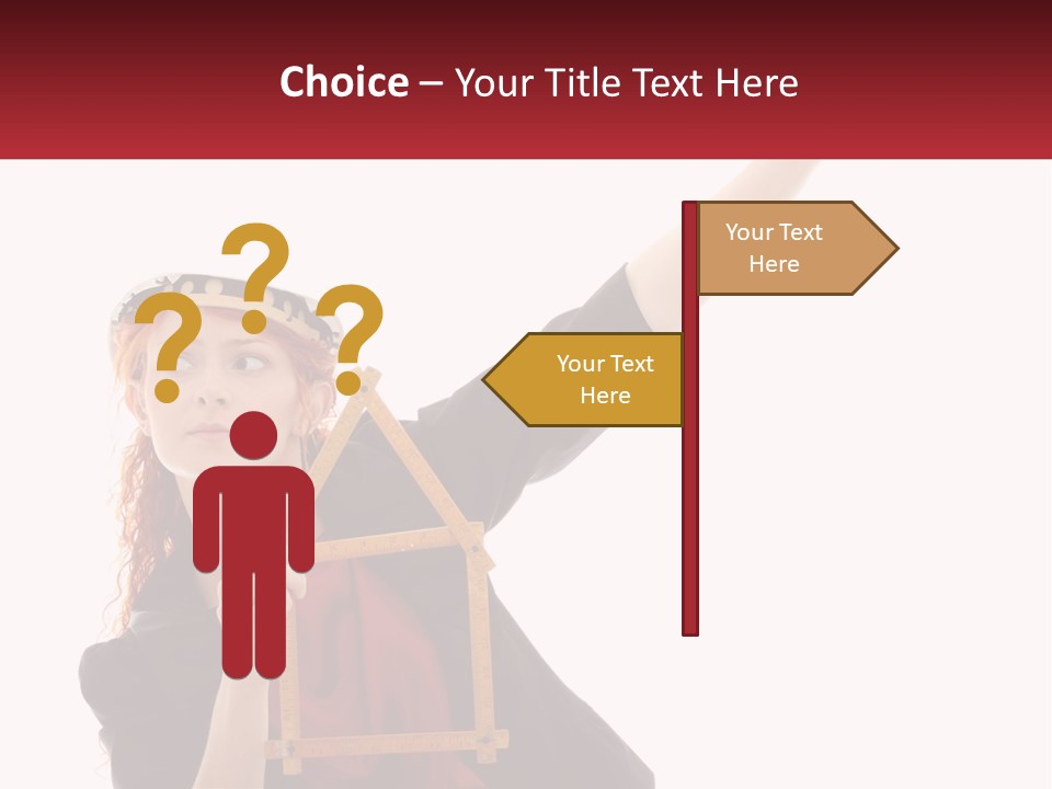 Female Investment Construction PowerPoint Template