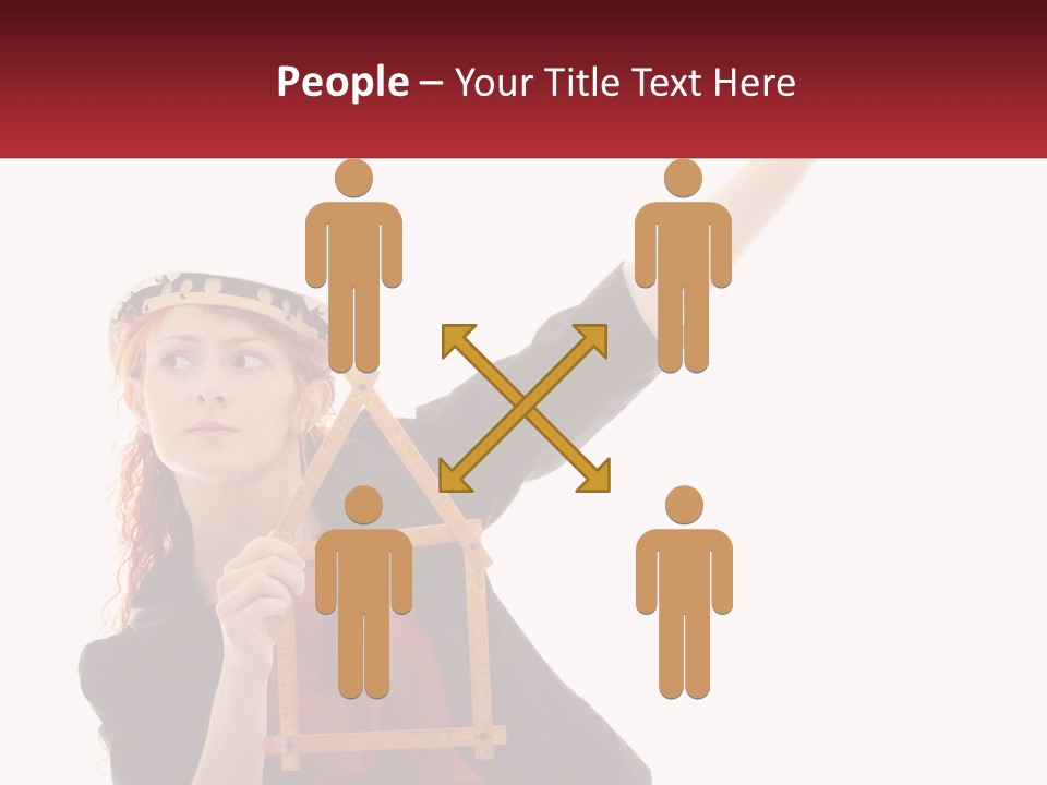 Female Investment Construction PowerPoint Template