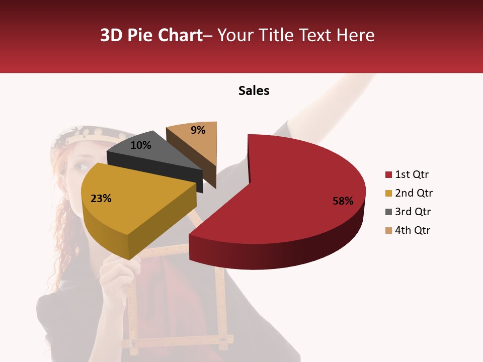 Female Investment Construction PowerPoint Template
