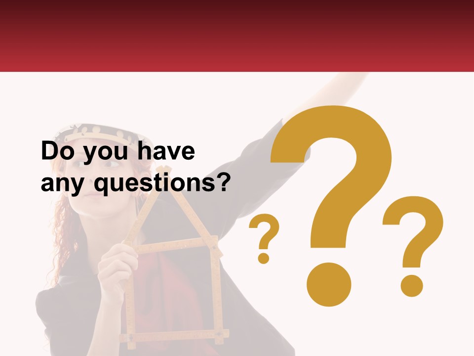 Female Investment Construction PowerPoint Template