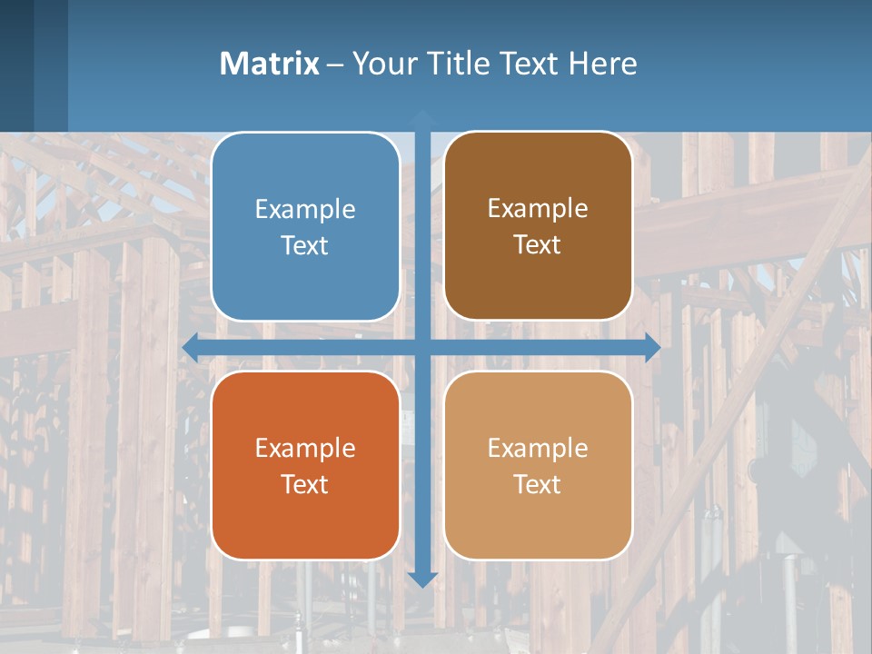 Real Plywood Frame PowerPoint Template