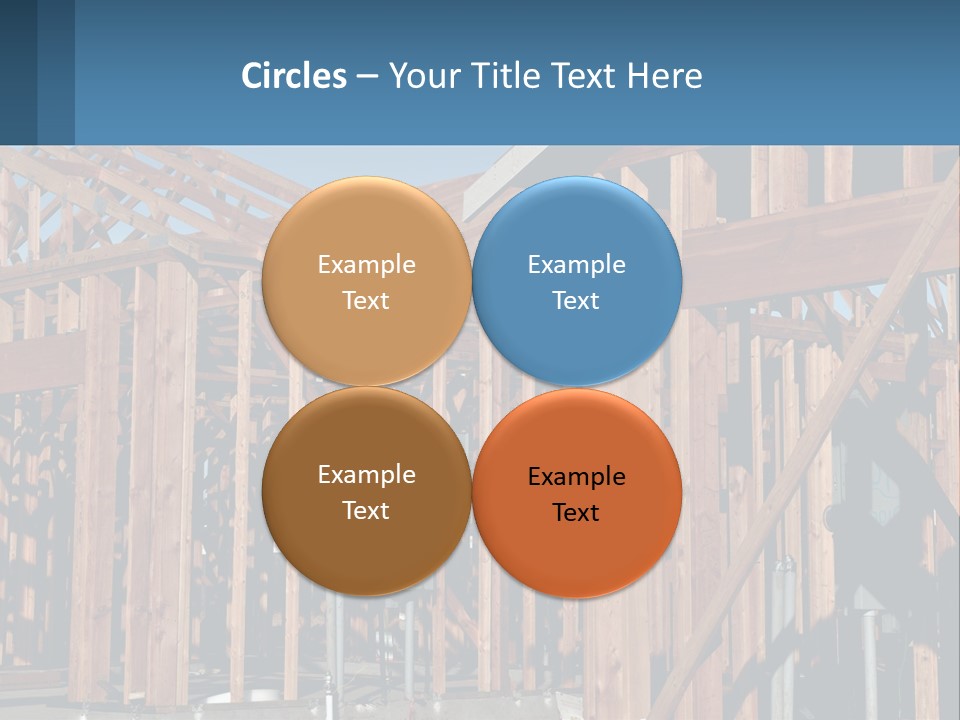 Real Plywood Frame PowerPoint Template