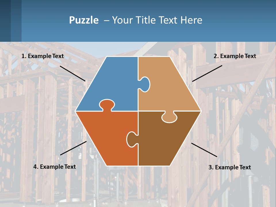 Real Plywood Frame PowerPoint Template