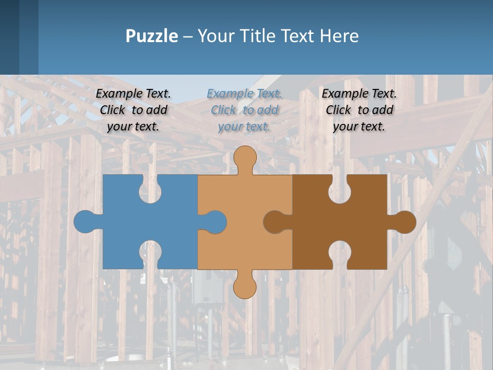 Real Plywood Frame PowerPoint Template