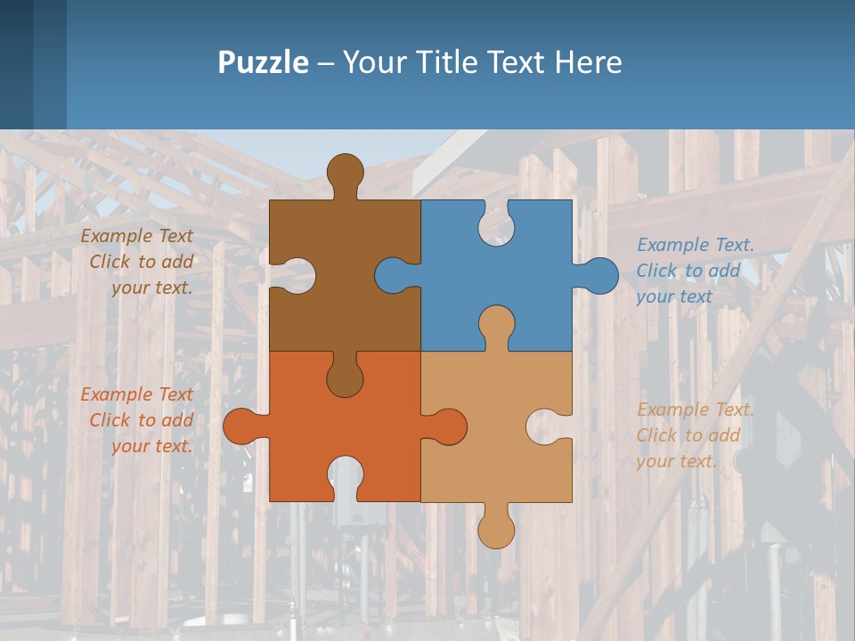 Real Plywood Frame PowerPoint Template