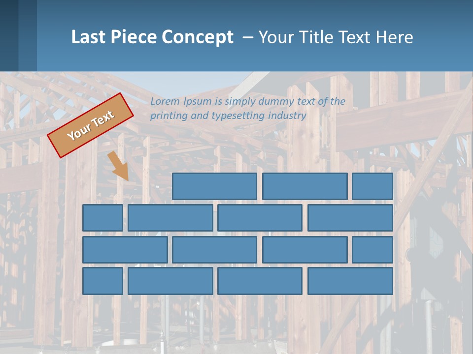 Real Plywood Frame PowerPoint Template