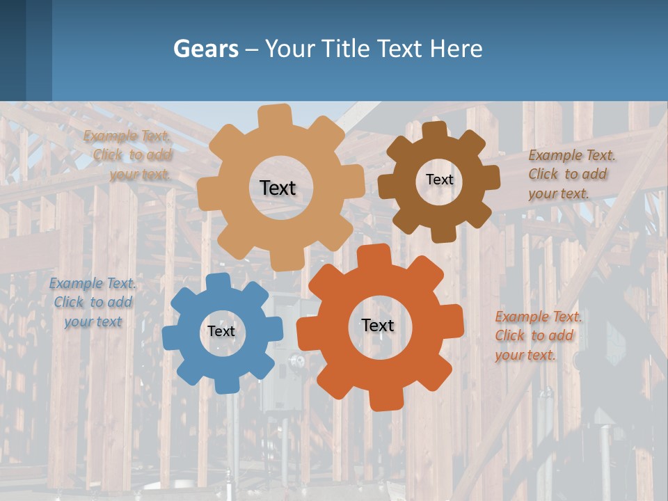 Real Plywood Frame PowerPoint Template