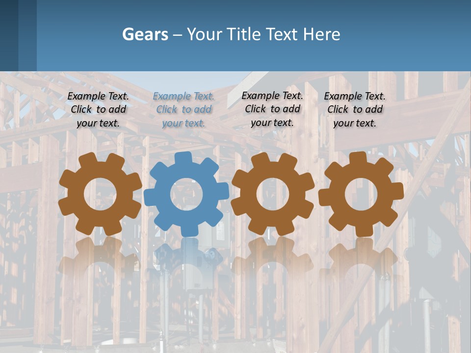 Real Plywood Frame PowerPoint Template