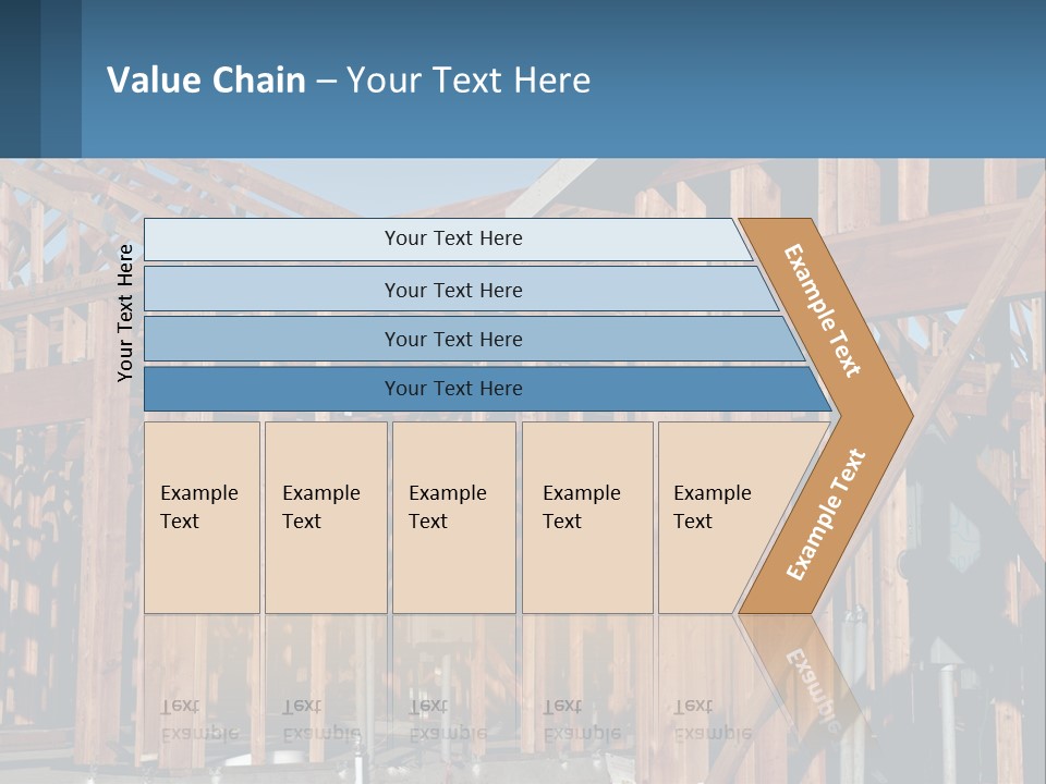 Real Plywood Frame PowerPoint Template
