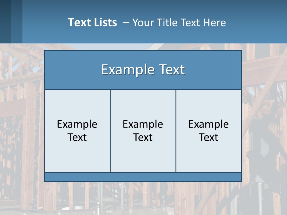 Real Plywood Frame PowerPoint Template