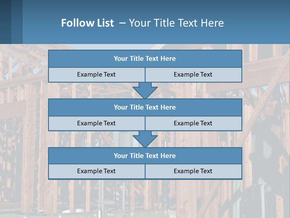 Real Plywood Frame PowerPoint Template