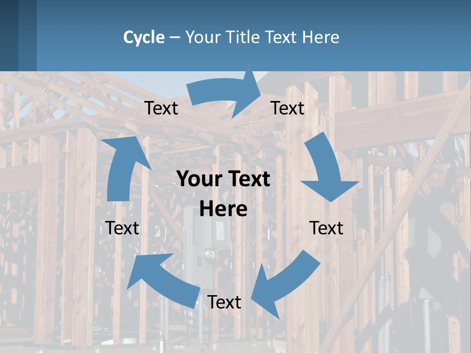 Real Plywood Frame PowerPoint Template