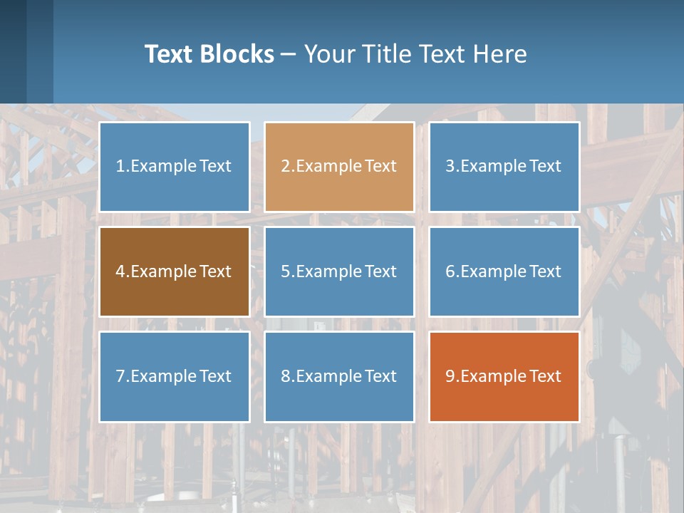 Real Plywood Frame PowerPoint Template