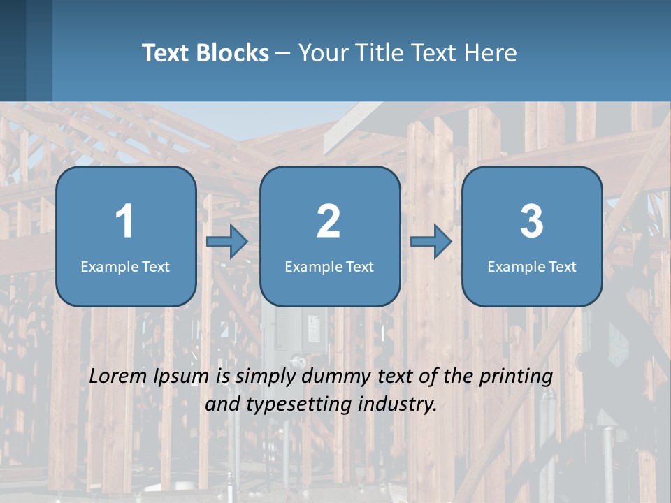 Real Plywood Frame PowerPoint Template