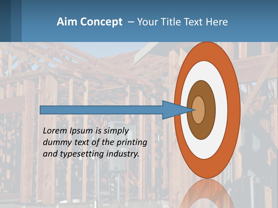 Real Plywood Frame PowerPoint Template