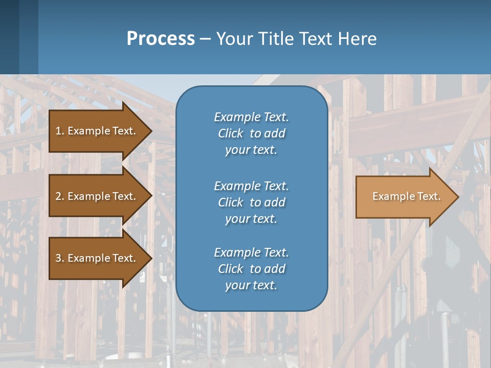 Real Plywood Frame PowerPoint Template