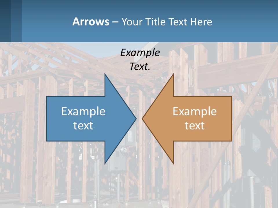Real Plywood Frame PowerPoint Template