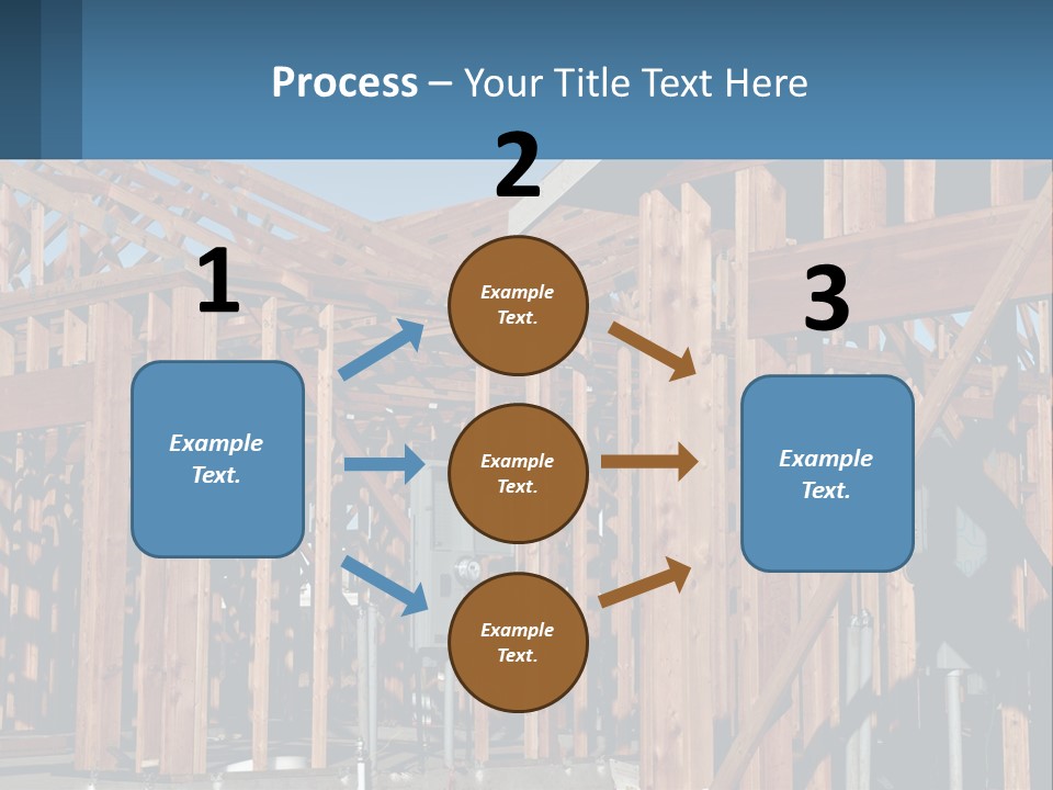 Real Plywood Frame PowerPoint Template
