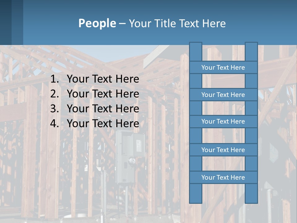 Real Plywood Frame PowerPoint Template