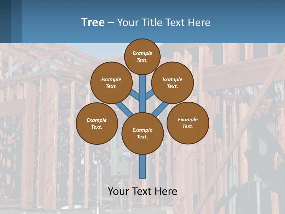 Real Plywood Frame PowerPoint Template