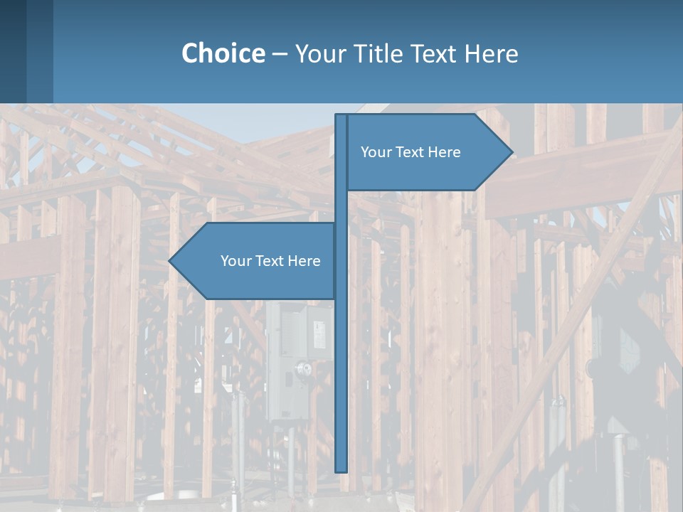 Real Plywood Frame PowerPoint Template