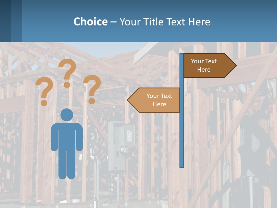 Real Plywood Frame PowerPoint Template