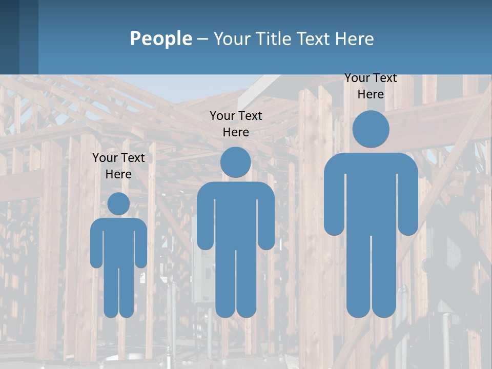 Real Plywood Frame PowerPoint Template