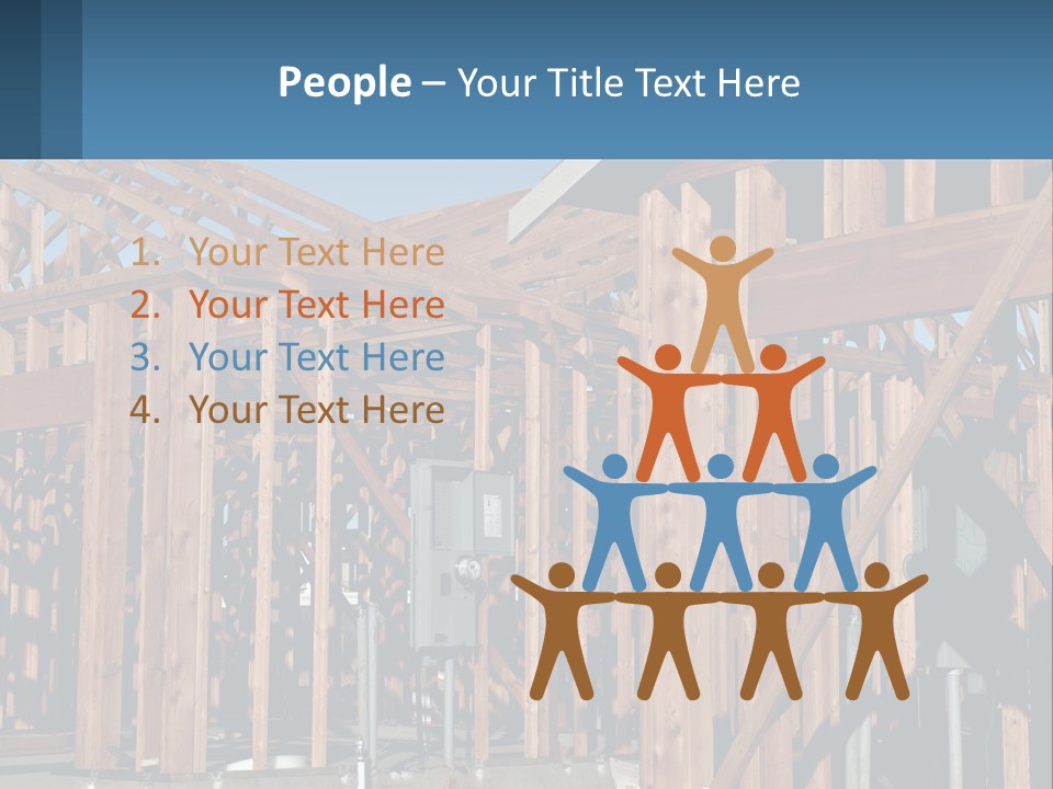 Real Plywood Frame PowerPoint Template