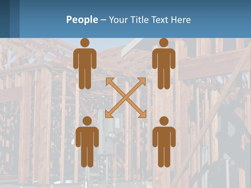 Real Plywood Frame PowerPoint Template