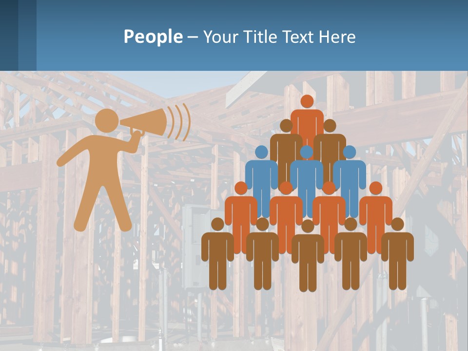 Real Plywood Frame PowerPoint Template