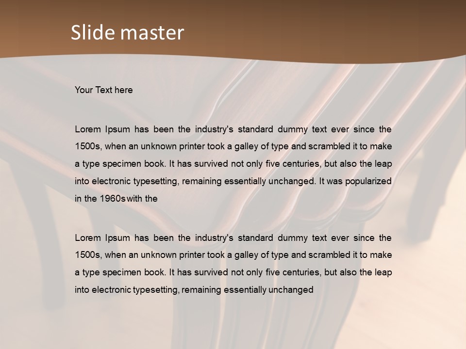 Background Room Object PowerPoint Template