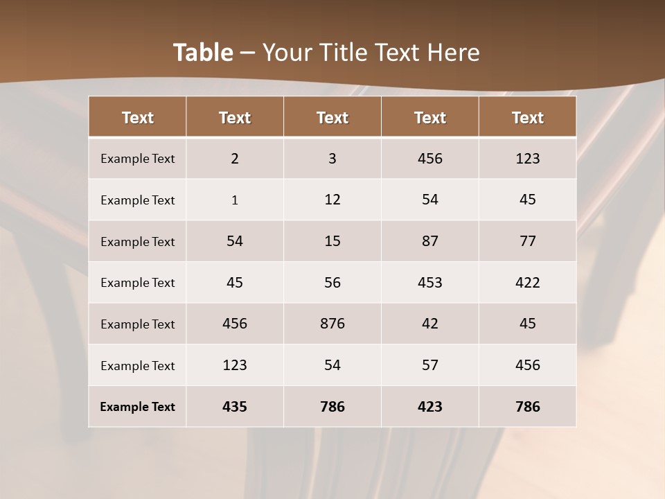 Background Room Object PowerPoint Template