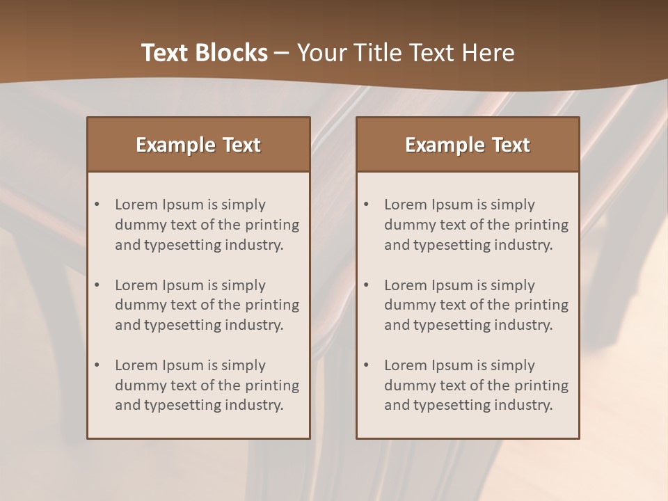 Background Room Object PowerPoint Template