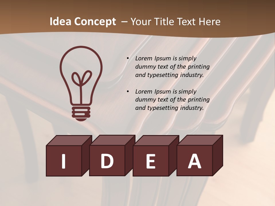 Background Room Object PowerPoint Template