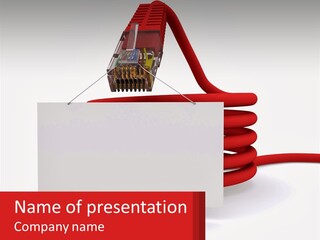 Internet Object Link PowerPoint Template