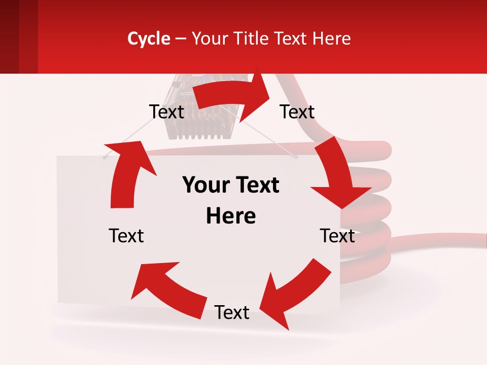Internet Object Link PowerPoint Template