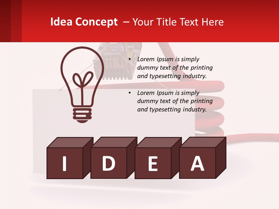 Internet Object Link PowerPoint Template
