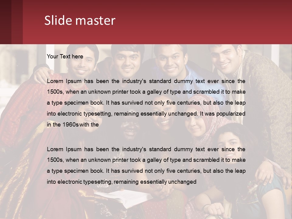 Adult University Women PowerPoint Template