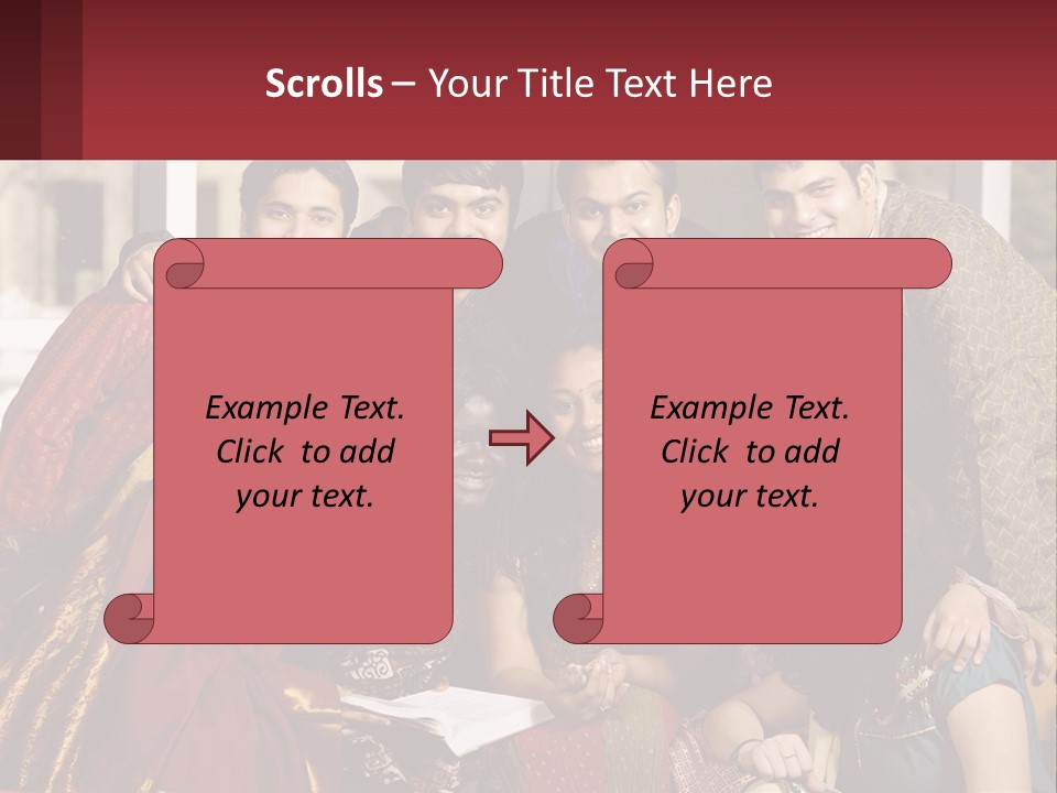 Adult University Women PowerPoint Template