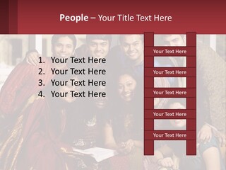 Adult University Women PowerPoint Template