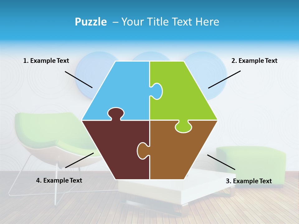 Wall Trendy House PowerPoint Template