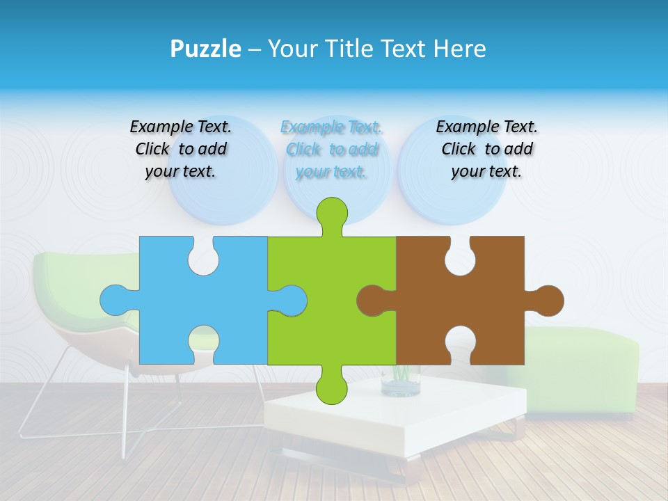 Wall Trendy House PowerPoint Template