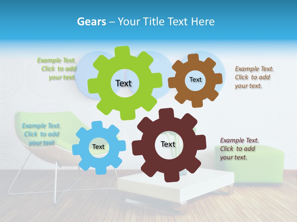 Wall Trendy House PowerPoint Template