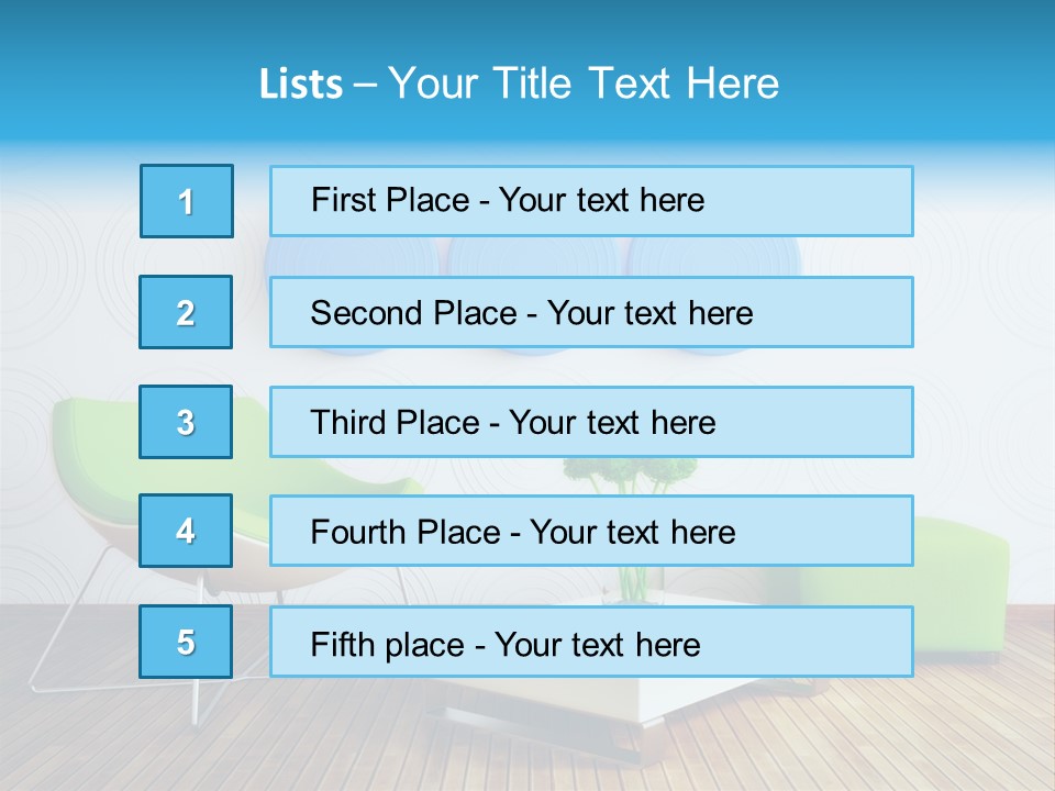 Wall Trendy House PowerPoint Template