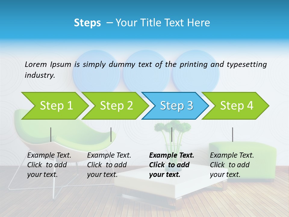Wall Trendy House PowerPoint Template