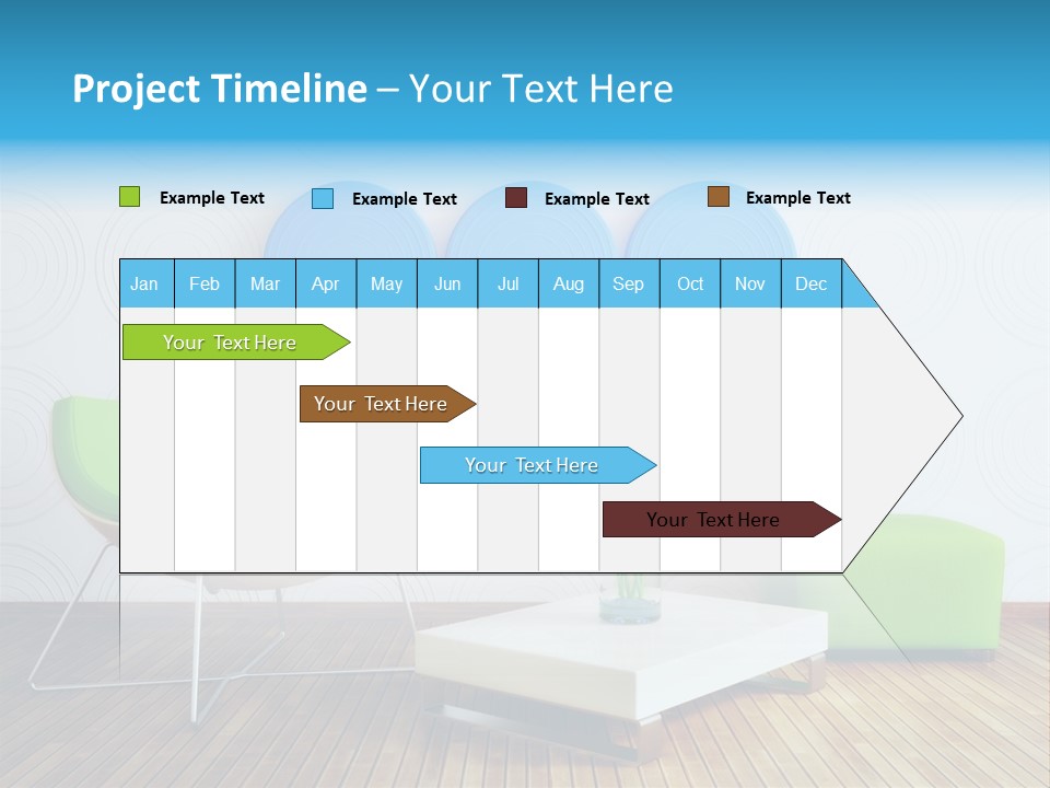 Wall Trendy House PowerPoint Template